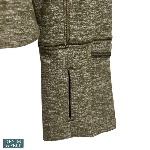Lululemon Rush Hour 1/2 Zip Pullover Sweatshirt Olive Green Size 8 ~ EUC!! - Picture 10 of 16